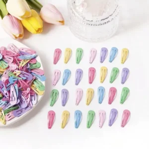 30ชิ้น/เซต กิ๊บติดผมเด็กผู้หญิงน่ารัก, กิ๊บติดผมหลากสี