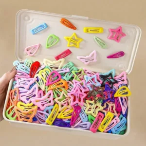 ยกลัง / 1,000 ชิ้น กิ๊บติดผม BB ขนาด 3 ซม. คละสี สำหรับเด็ก